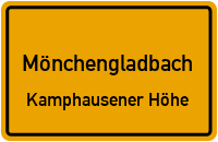 Clemens-August-Straße in MönchengladbachKamphausener Höhe