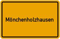 City Sign Mönchenholzhausen