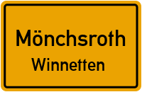 Straßenverzeichnis Mönchsroth Winnetten