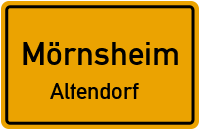 Altmühlstraße in MörnsheimAltendorf
