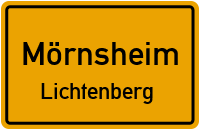 Kreisstraße in MörnsheimLichtenberg
