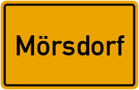 Mörsdorf in Thüringen