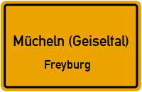 Friedhofsweg in Mücheln (Geiseltal)Freyburg