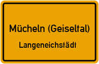 Bahnhofsiedlung in Mücheln (Geiseltal)Langeneichstädt