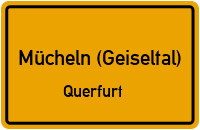 Gartenstraße in Mücheln (Geiseltal)Querfurt