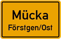 Ostweg in MückaFörstgen/Ost