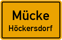Lutherstraße in MückeHöckersdorf