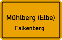 Schwarzer Weg in Mühlberg (Elbe)Falkenberg