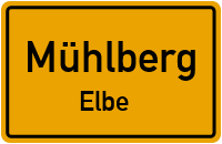 City Sign Mühlberg / Elbe