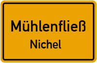 Dorfstraße in MühlenfließNichel