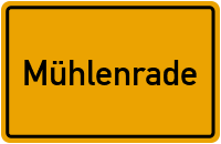 Ortsschild von Gemeinde Mühlenrade in Schleswig-Holstein