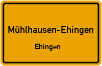 Straßenverzeichnis Mühlhausen-Ehingen Ehingen