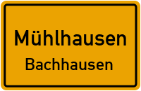 Schleuse Bachhausen in MühlhausenBachhausen