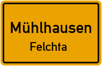 Flurstraße in MühlhausenFelchta