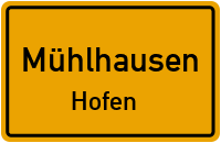 Mühlweg in MühlhausenHofen