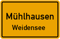 Thomasteichweg in MühlhausenWeidensee