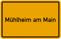Maindamm in Mühlheim am Main
