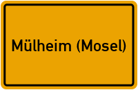Hauptstraße in Mülheim (Mosel)