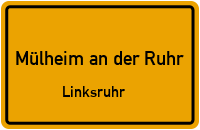 Grenzweg in Mülheim an der RuhrLinksruhr