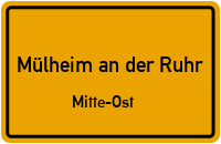 Aktienstraße in Mülheim an der RuhrMitte-Ost