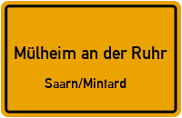 Mintarder Straße in Mülheim an der RuhrSaarn/Mintard