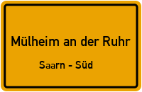 Hermann-Josef-Hüßelbeck-Straße in Mülheim an der RuhrSaarn - Süd