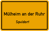 Ruhrorter Straße in Mülheim an der RuhrSpeldorf