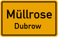 Waldweg in MüllroseDubrow