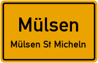 Sankt Michelner Hauptstraße in MülsenMülsen St Micheln