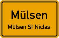 St. Niclaser Hauptstr. in MülsenMülsen St Niclas