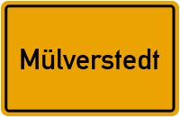 Ortsschild von Gemeinde Mülverstedt in Thüringen