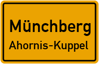 Straßenverzeichnis Münchberg Ahornis-Kuppel