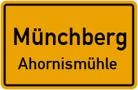 Straßenverzeichnis Münchberg Ahornismühle