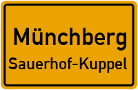 Straßenverzeichnis Münchberg Sauerhof-Kuppel