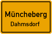 Münchehofer Straße in MünchebergDahmsdorf