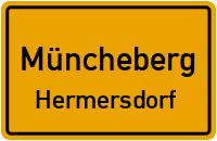 Straßenverzeichnis Müncheberg Hermersdorf