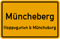 Siedlungsweg in MünchebergHoppegarten b Müncheberg
