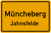 an Der B 1 in MünchebergJahnsfelde