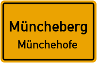 Dahmsdorfer Weg in MünchebergMünchehofe