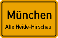 Firmenzugang in MünchenAlte Heide-Hirschau