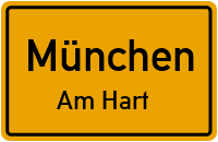 Fußweg Humannweg in MünchenAm Hart