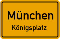 Barer Straße in MünchenKönigsplatz