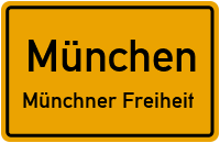 Erwin-Planck-Weg in MünchenMünchner Freiheit
