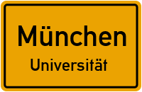 Franz-Xaver-Schweyer-Straße in MünchenUniversität