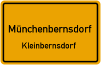 Kurze Straße in MünchenbernsdorfKleinbernsdorf
