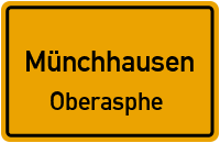 Straßenverzeichnis Münchhausen Oberasphe