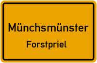 Forstprielstraße in MünchsmünsterForstpriel