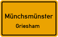 Straßen in Münchsmünster Griesham