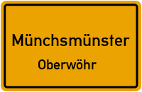 Straßen in Münchsmünster Oberwöhr
