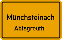Gründleinsweg in 91481 Münchsteinach (Abtsgreuth)